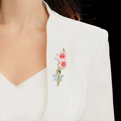 Hibiscus Brooch
