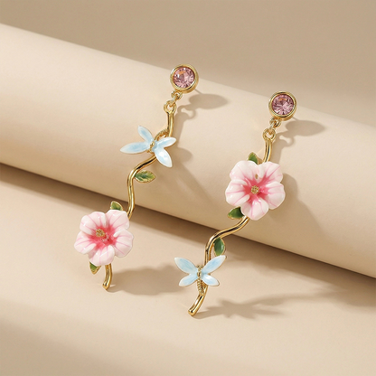 Hibiscus Earrings