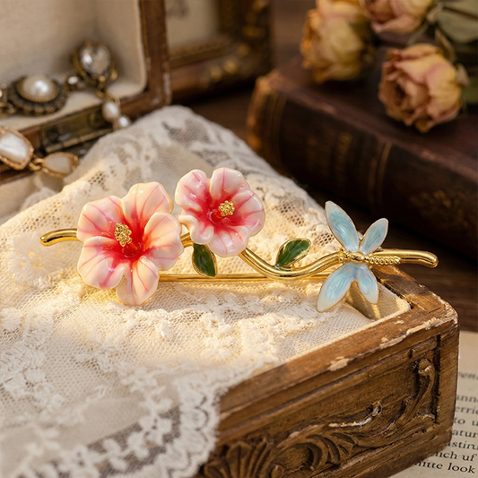 Hibiscus Brooch
