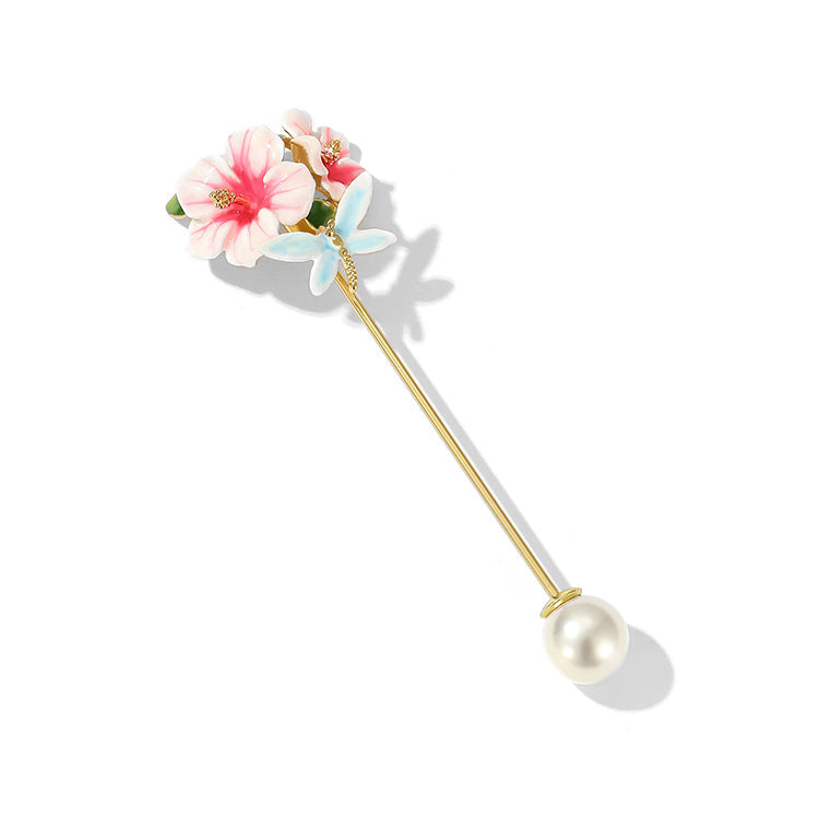 Hibiscus Brooch