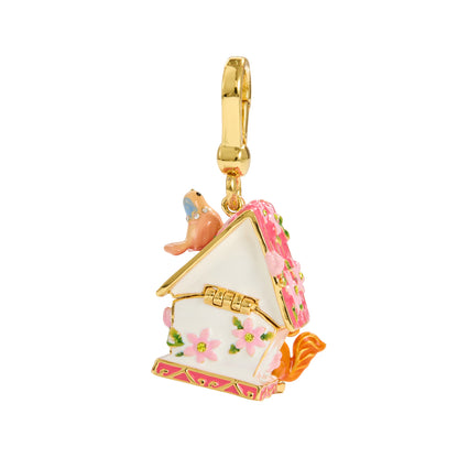Squirrel Hut Locket Pendant