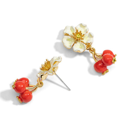 Fruit and Flower Earrings