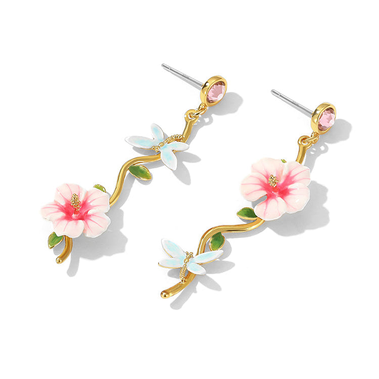 Hibiscus Earrings