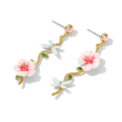 Hibiscus Earrings