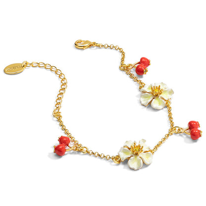 Cherry Flower Bracelet