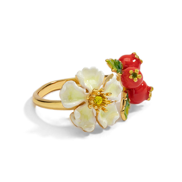 Pomegranate Flower Ring