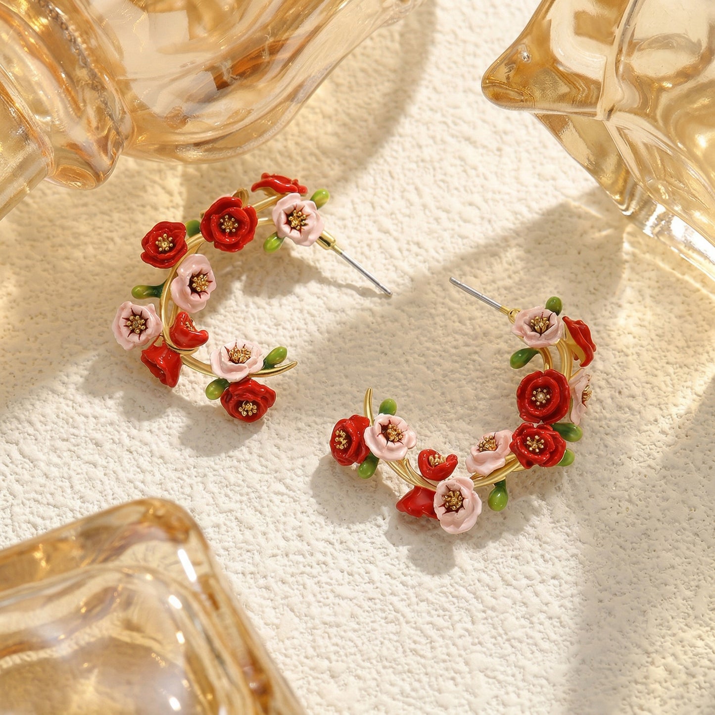 Poppy Hoop Earrings