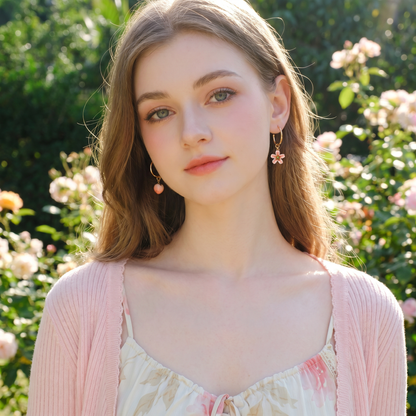 Peach Blossom Jewelry Set