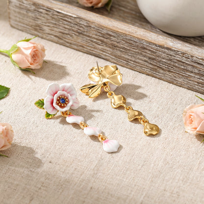 Pink Rose Jewelry Set