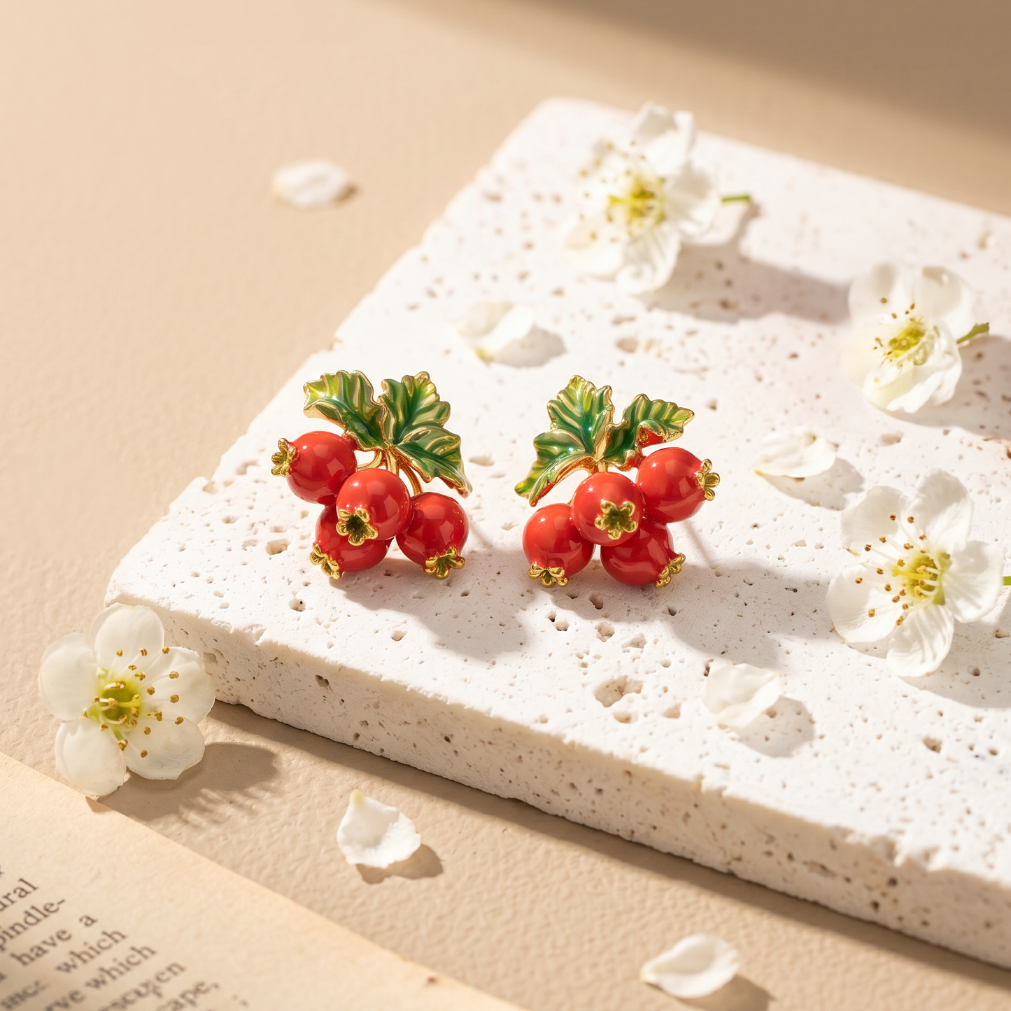 Hawthorn Stud Earrings