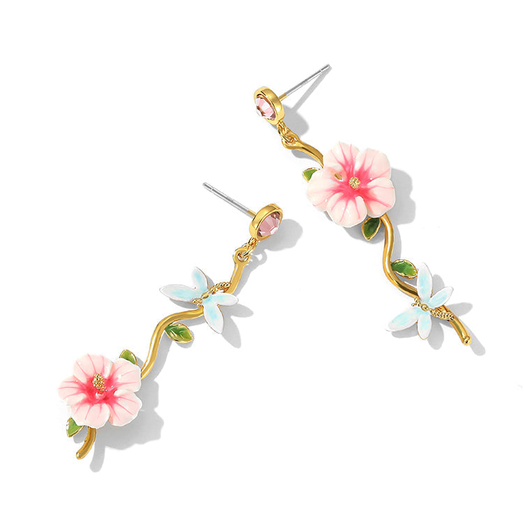 Hibiscus Earrings