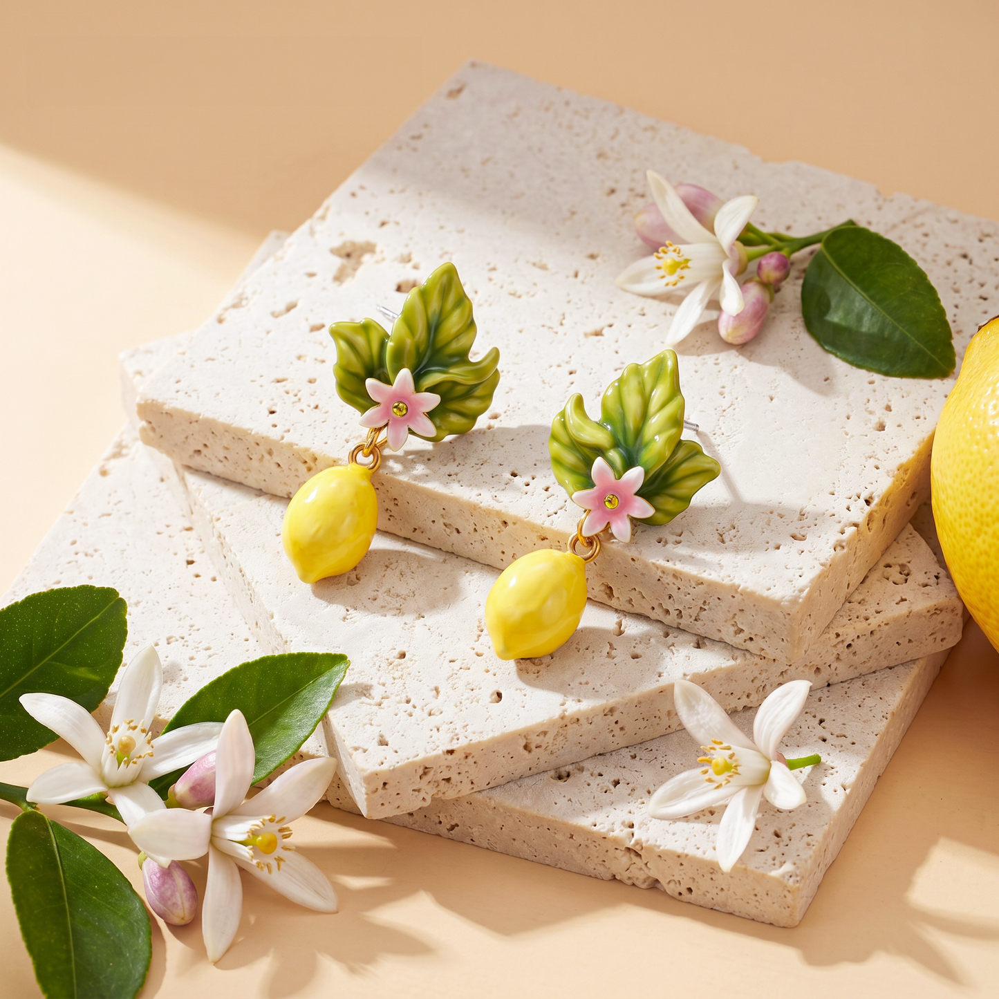 Lemon Stud Earrings