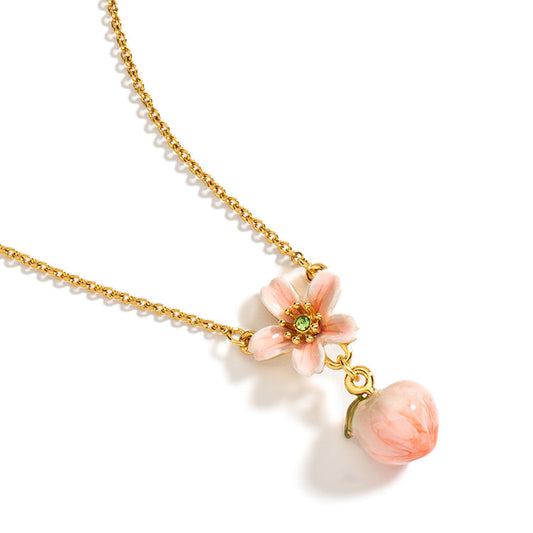 Peach Necklace