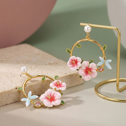 Hibiscus Earrings
