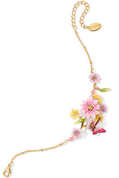 Butterfly Flower Bracelet