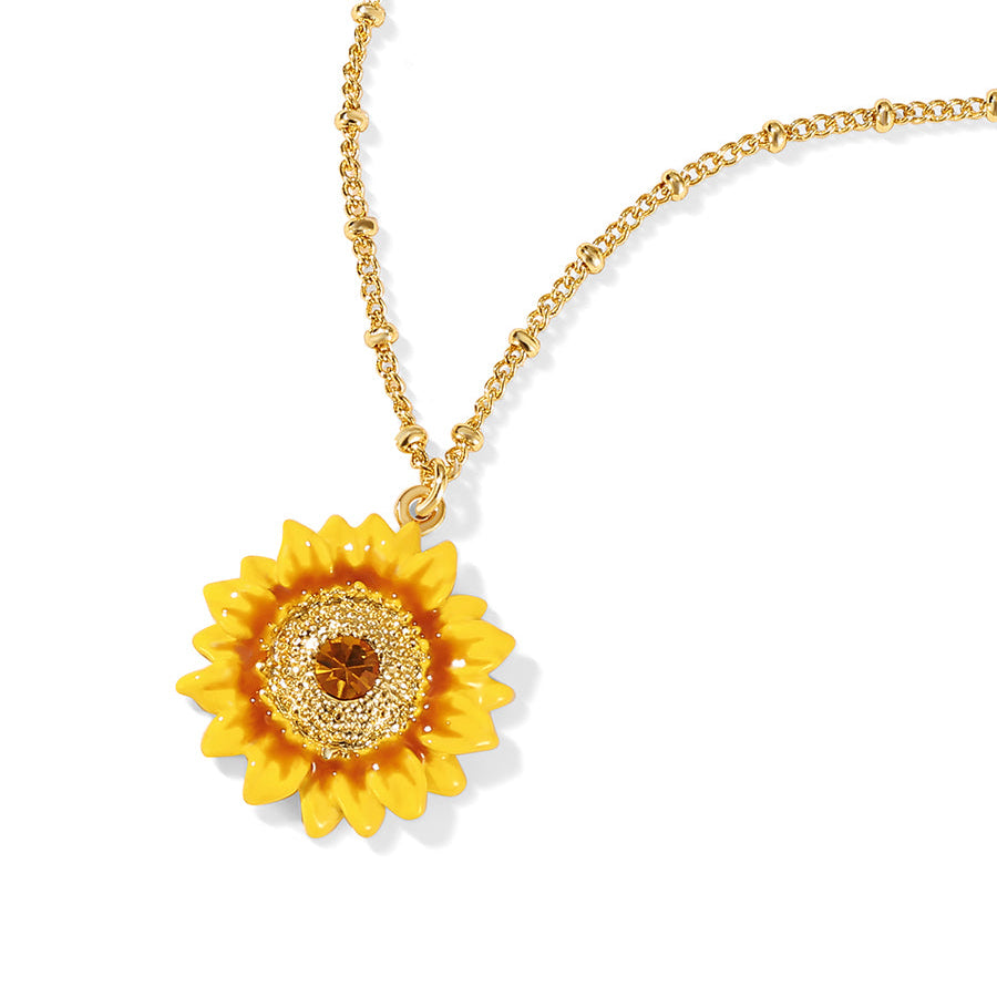 Sunflower Necklace