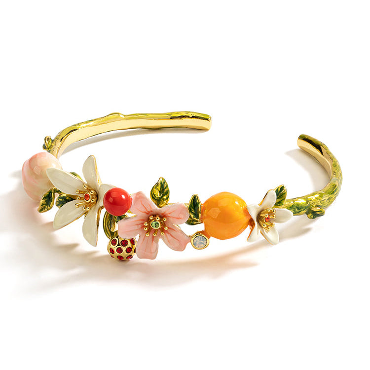 Fruit and Floral Bracelet
