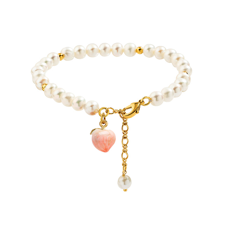 Fruit Bracelet with Pearls