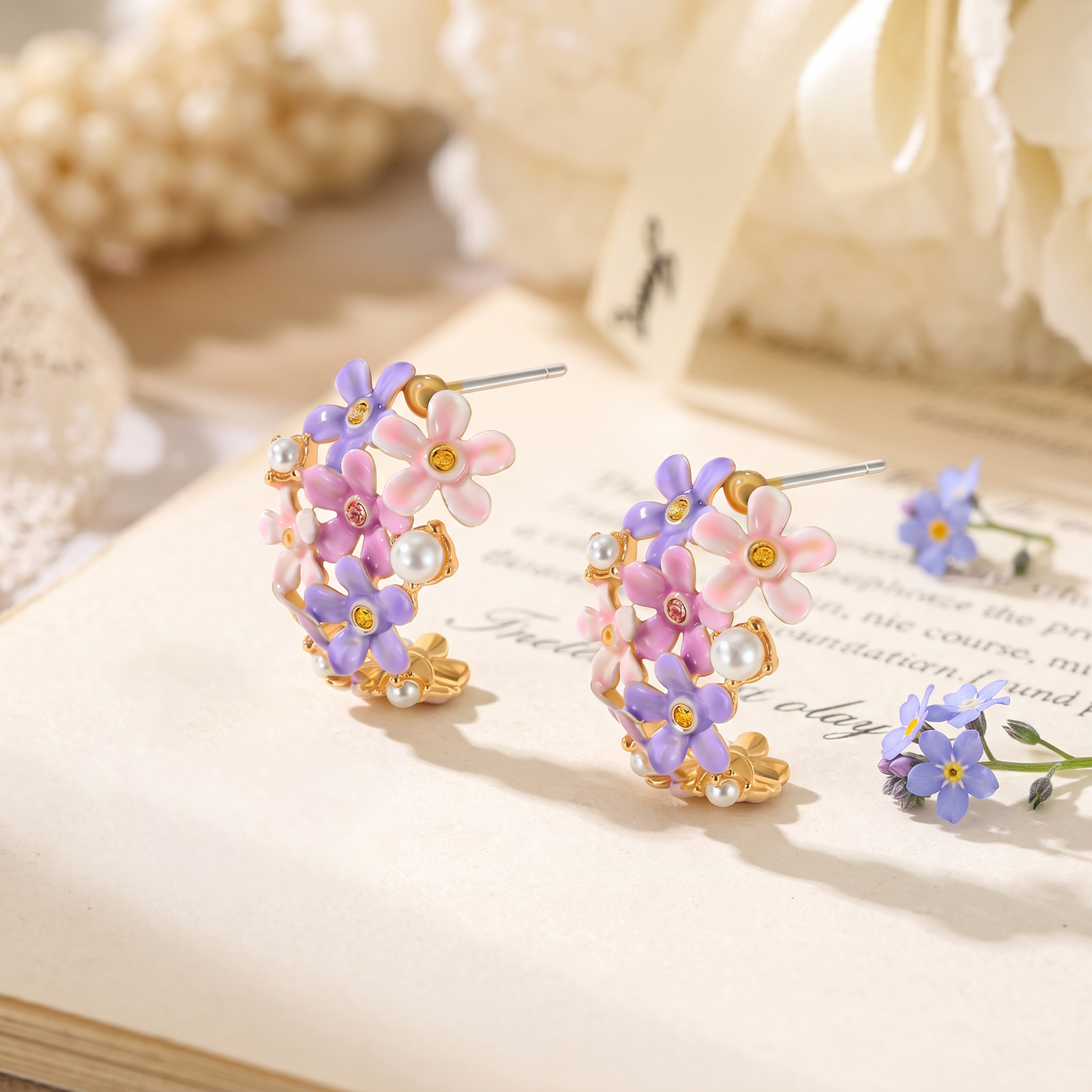 Forget-Me-Not Jewelry Set