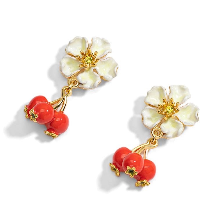 Fruit and Flower Earrings