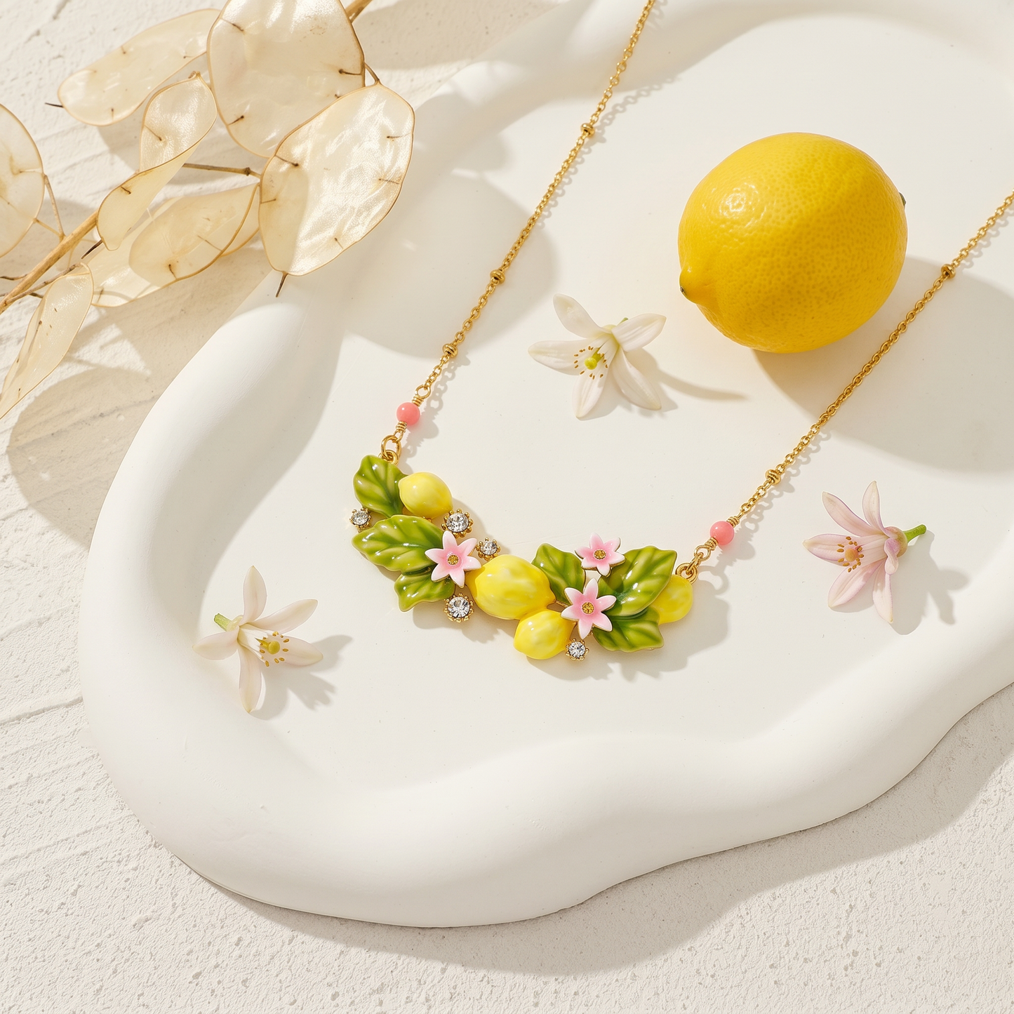 Lemon Jewelry Set