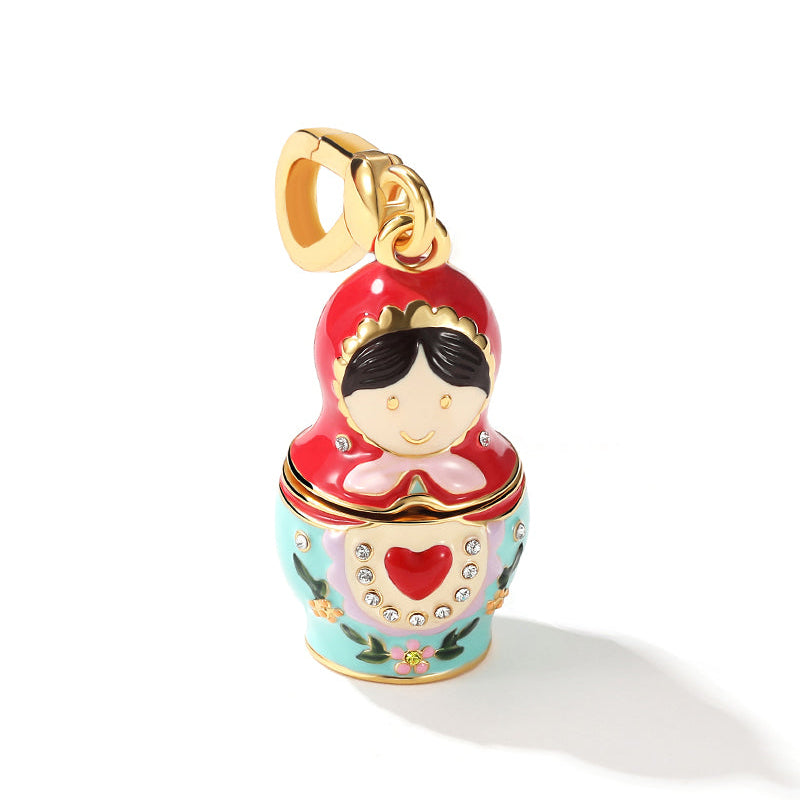 Matryoshka Locket Necklace