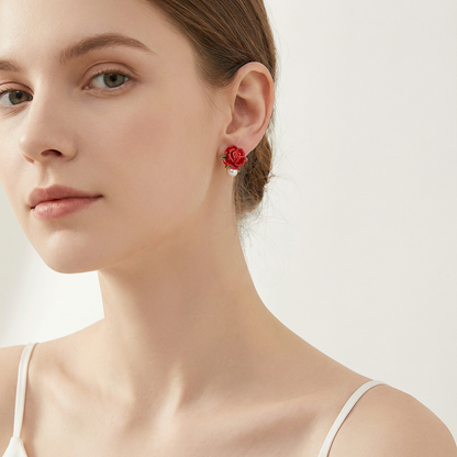 Rose Earrings