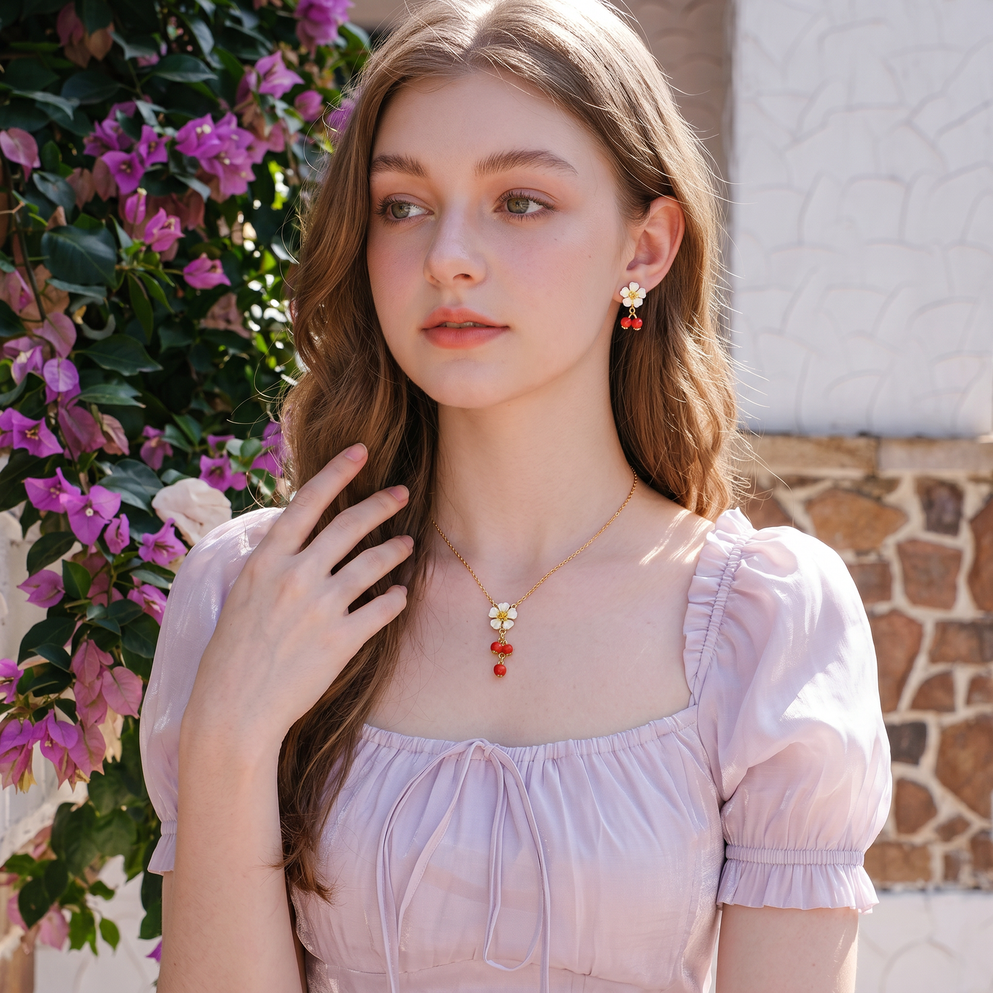 Fruit and Flower Earrings