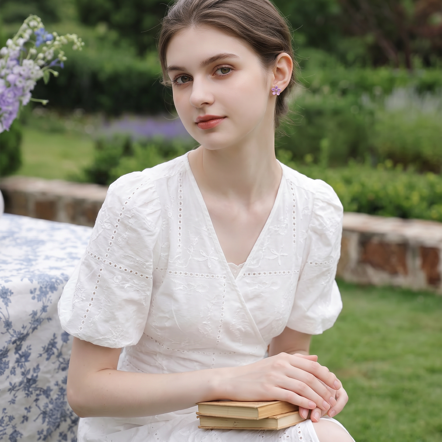 Forget-Me-Not Stud Earrings
