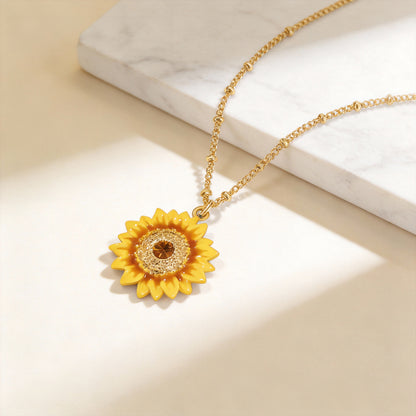 Sunflower Necklace