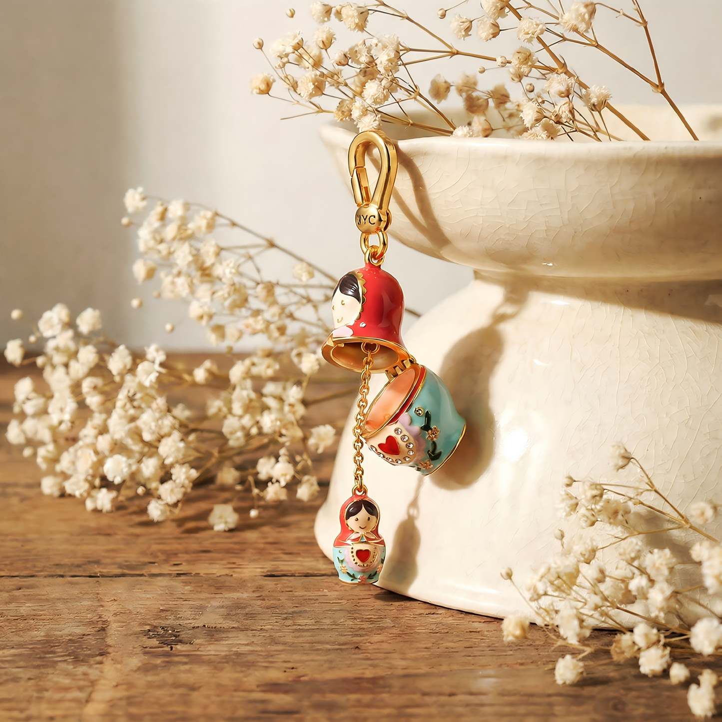 Matryoshka Locket Necklace