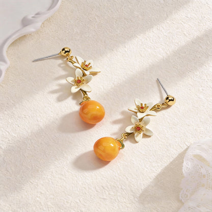 Orange Blossom Earrings