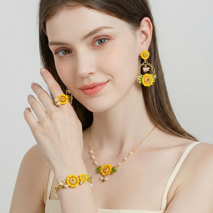 Sunflower Earrings