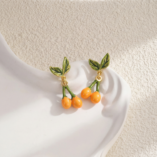 Kumquat Stud Earrings