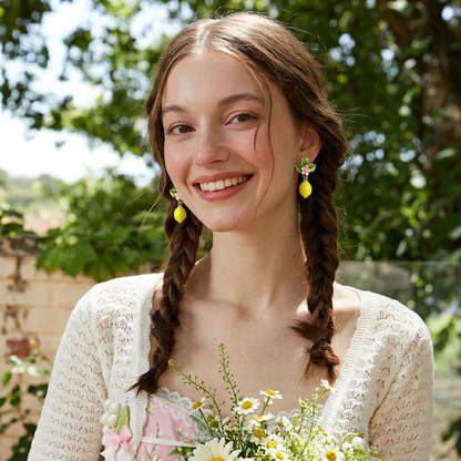 Lemon Stud Earrings