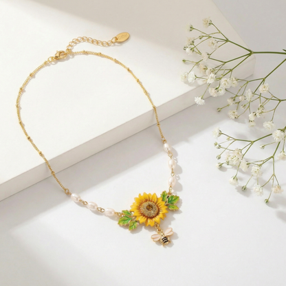 Sunflower Necklace