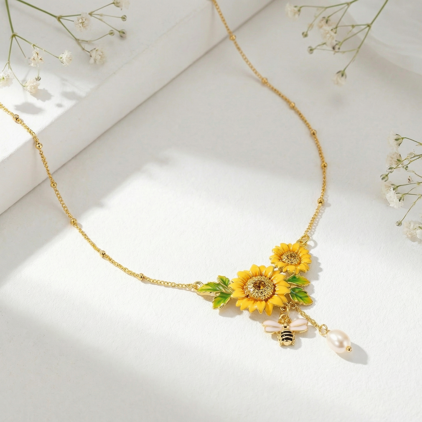 Sunflower Necklace
