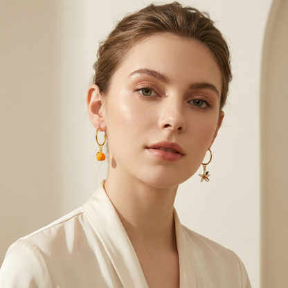 Orange Blossom Jewelry Set