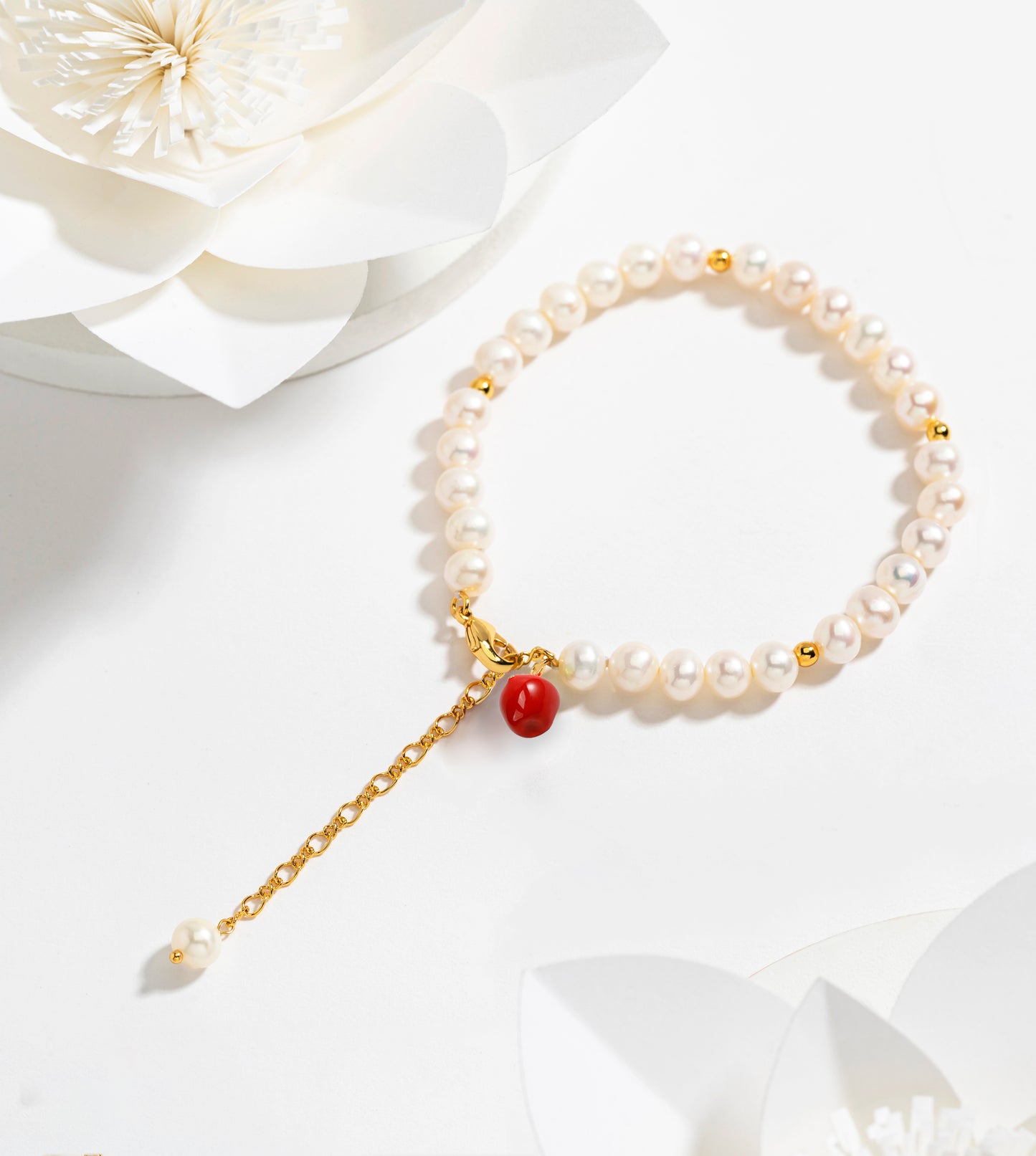 Fruit Bracelet with Pearls