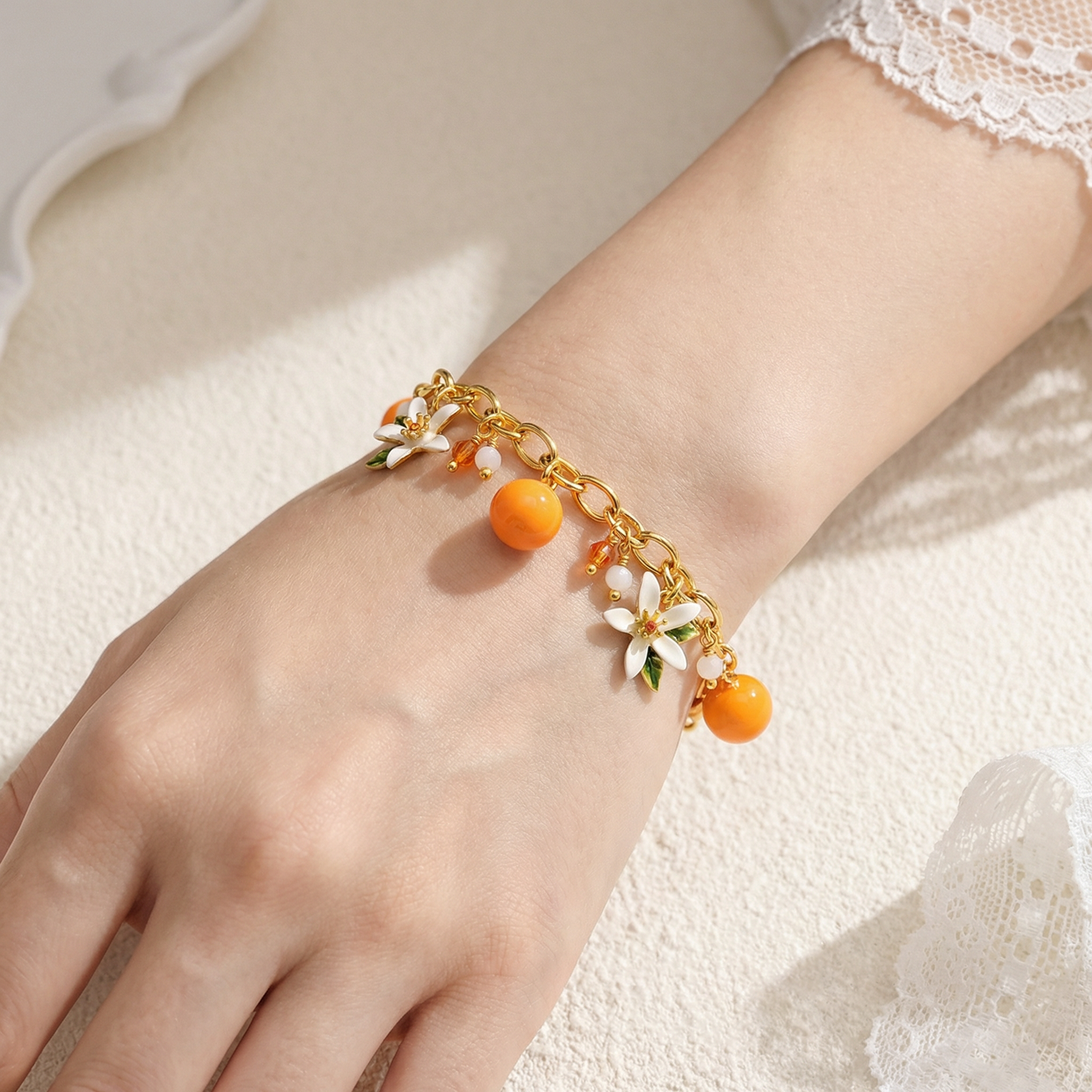 Orange Bracelet