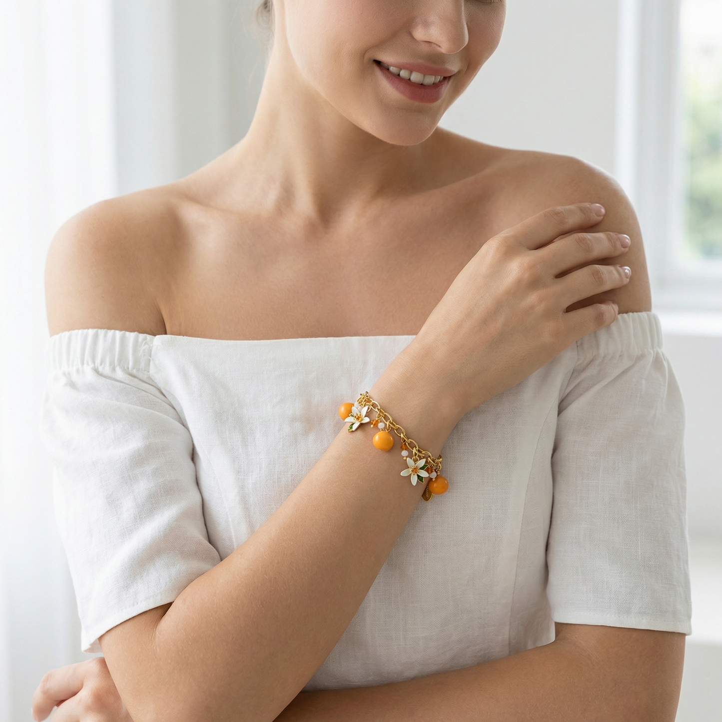Orange Bracelet