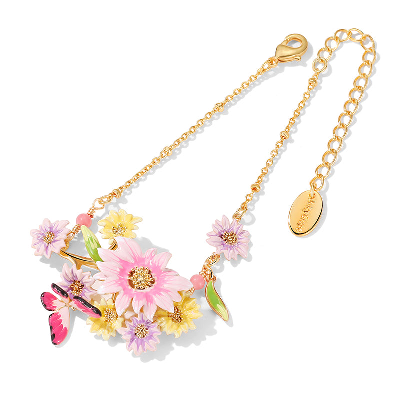 Butterfly Flower Bracelet