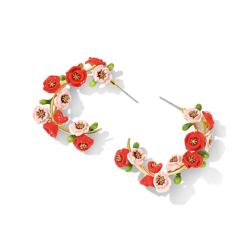 Poppy Hoop Earrings