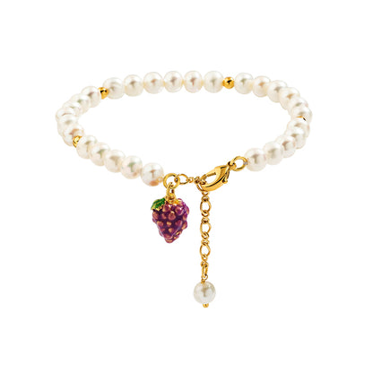 Fruit Bracelet with Pearls