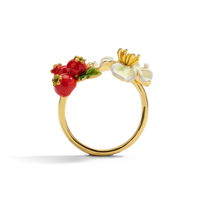 Pomegranate Flower Ring