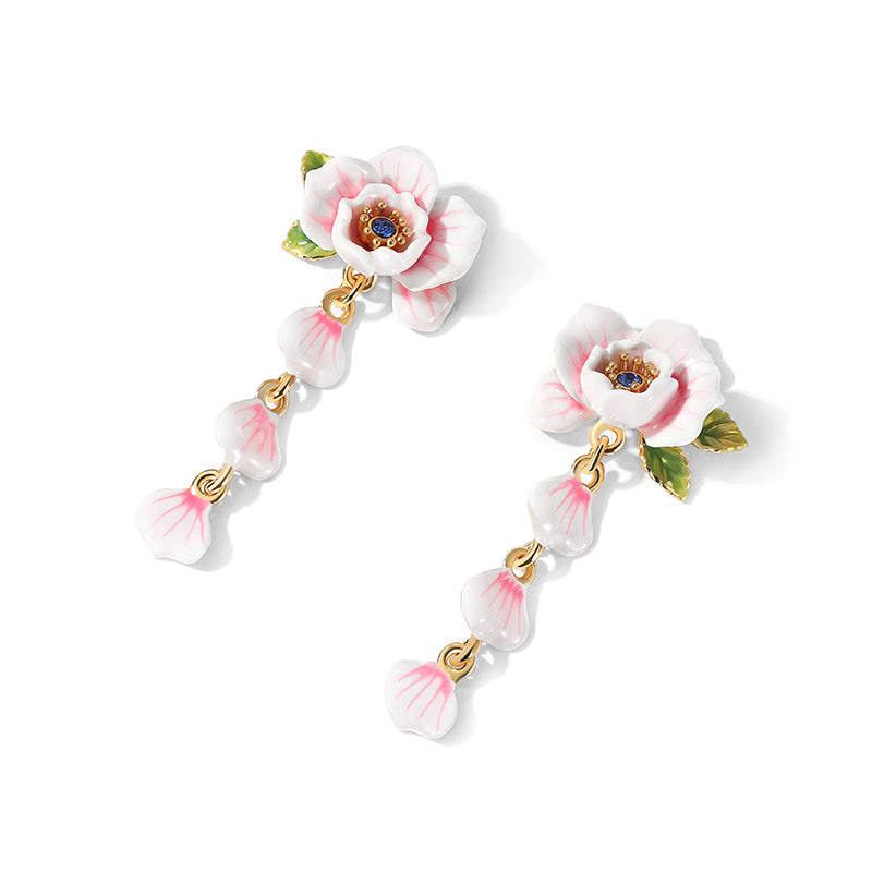 Pink Rose Jewelry Set