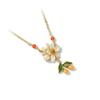 Orange Blossom Necklace