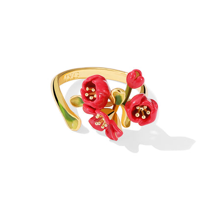 Red Crabapple Ring