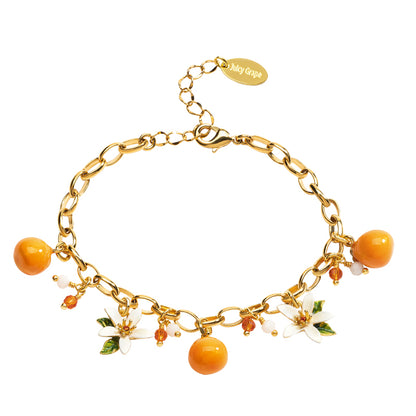 Orange Blossom Jewelry Set