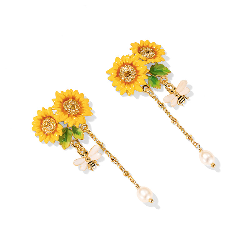 Sunflower Earrings